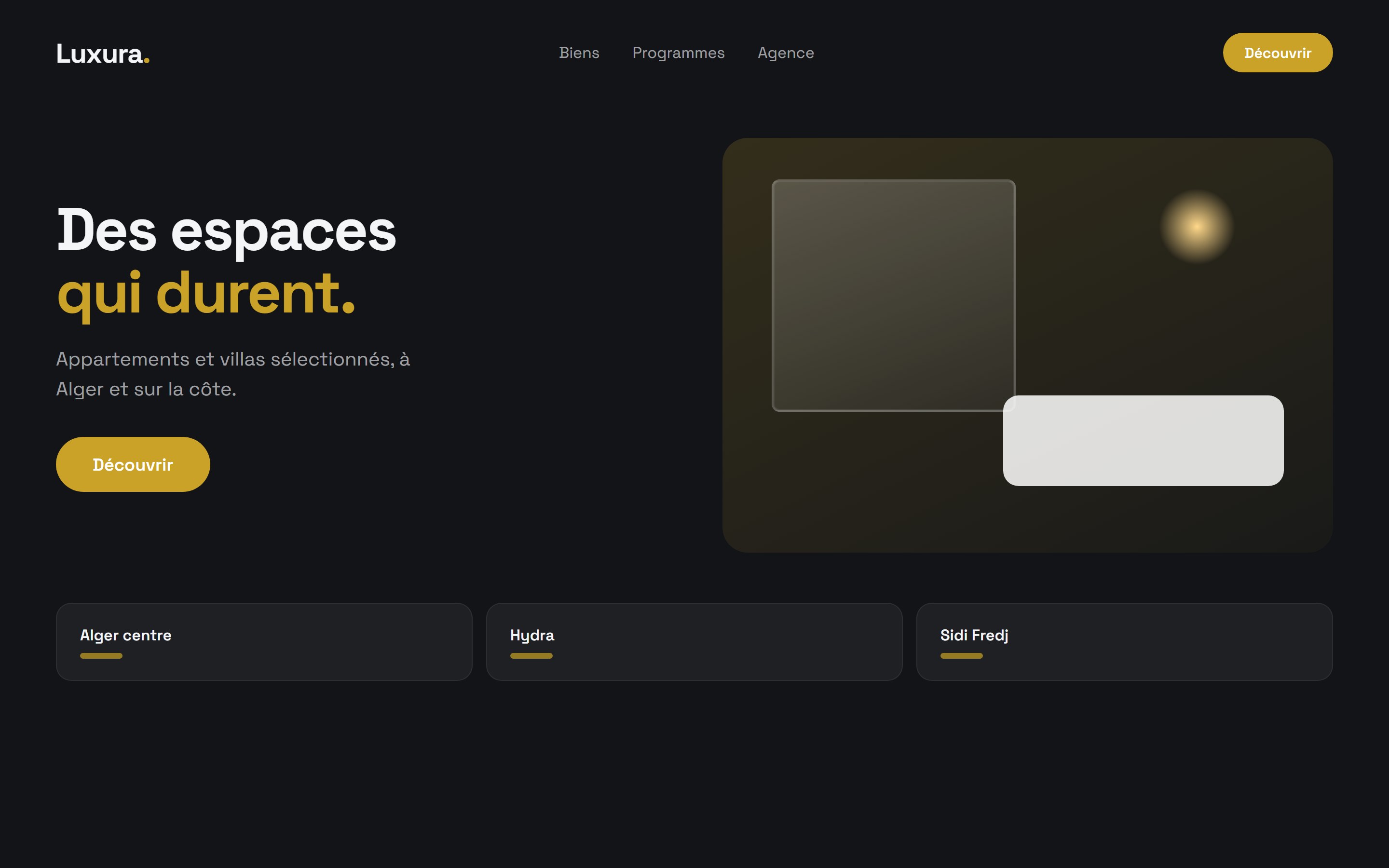 Luxura — Immobilier