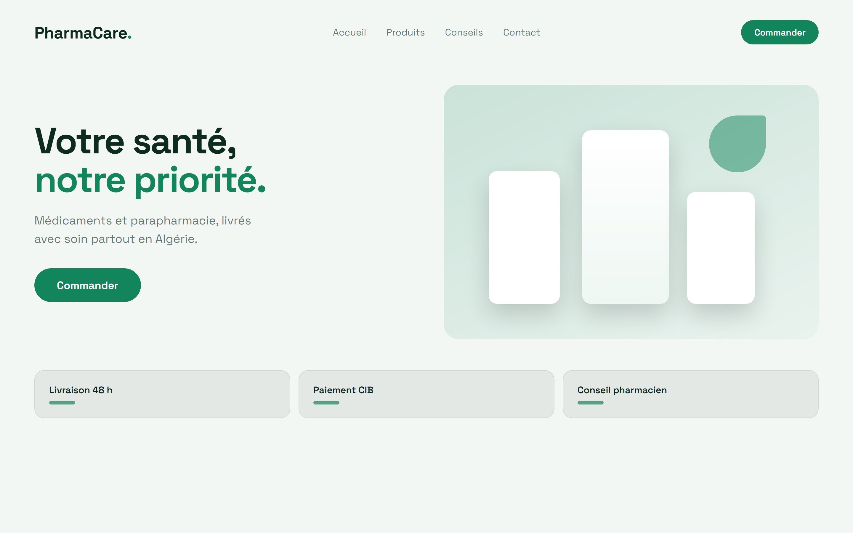 PharmaCare — Parapharmacie