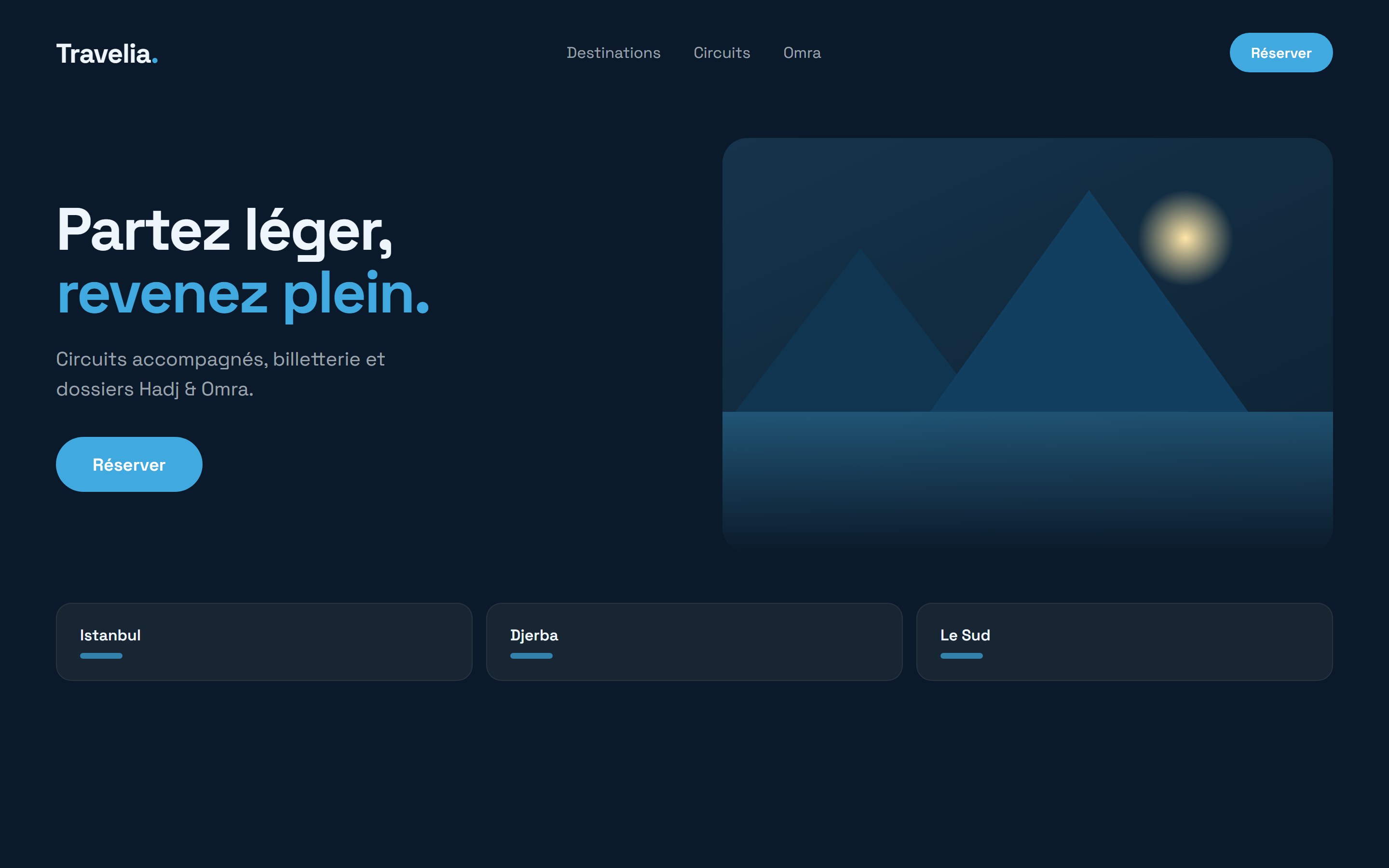 Travelia — Agence de voyage